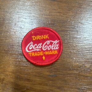 🆕 Drink Coca-Cola Trade-Mark Red Patch